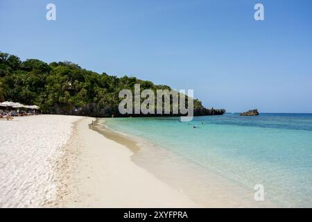 West Bay Beachfront, Roatan Honduras Banque D'Images