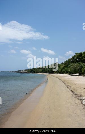 West Bay Beachfront, Roatan Honduras Banque D'Images