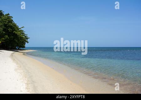 West Bay Beachfront, Roatan Honduras Banque D'Images