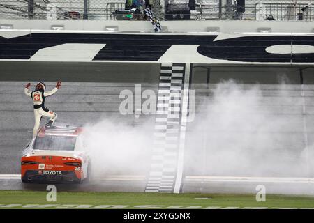 Daytona, Floride, États-Unis. 23 août 2024. Ryan Truex remporte le Wawa 250 propulsé par Coca-Cola à Daytona, Floride, États-Unis. (Crédit image : © Walter G. Arce Sr./ASP via ZUMA Press Wire) USAGE ÉDITORIAL SEULEMENT! Non destiné à UN USAGE commercial ! Banque D'Images