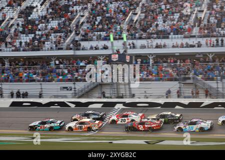 Daytona, Floride, États-Unis. 23 août 2024. AJ Allmendinger court pour la Wawa 250 propulsée par Coca-Cola à Daytona, FL, USA. (Crédit image : © Walter G. Arce Sr./ASP via ZUMA Press Wire) USAGE ÉDITORIAL SEULEMENT! Non destiné à UN USAGE commercial ! Banque D'Images