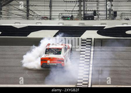 Daytona, Floride, États-Unis. 23 août 2024. Ryan Truex remporte le Wawa 250 propulsé par Coca-Cola à Daytona, Floride, États-Unis. (Crédit image : © Walter G. Arce Sr./ASP via ZUMA Press Wire) USAGE ÉDITORIAL SEULEMENT! Non destiné à UN USAGE commercial ! Banque D'Images