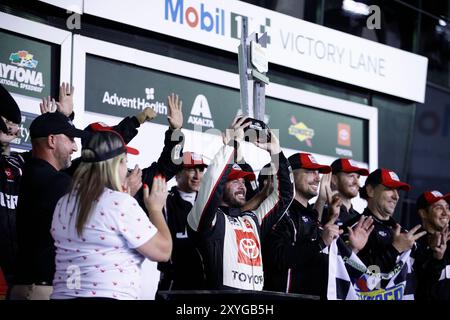 Daytona, Floride, États-Unis. 23 août 2024. Ryan Truex remporte le Wawa 250 propulsé par Coca-Cola à Daytona, Floride, États-Unis. (Crédit image : © Walter G. Arce Sr./ASP via ZUMA Press Wire) USAGE ÉDITORIAL SEULEMENT! Non destiné à UN USAGE commercial ! Banque D'Images