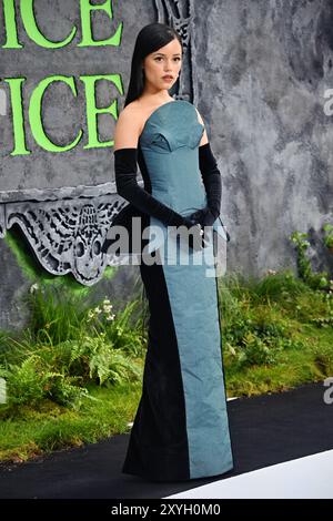 LONDRES, ROYAUME-UNI. 29 août 2024. Jenna Ortega participe à Beetlejuice Beetlejuice - première britannique au Cineworld Cinema - Londres Leicester Square, Londres, Royaume-Uni. ( Credit : Voir Li/Picture Capital/Alamy Live News Banque D'Images