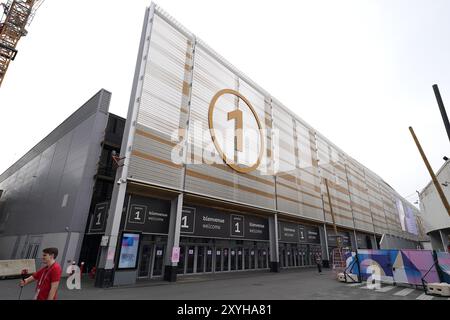 Paris, France. 29 août 2024. Vue générale Boccia : lors des Jeux Paralympiques de Paris 2024 au South Paris Arena à Paris, France . Crédit : AFLO SPORT/Alamy Live News Banque D'Images