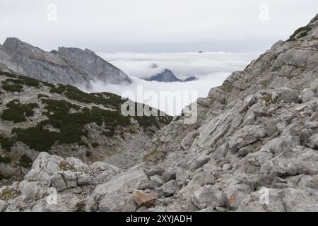 Randonnées de montagne en Autriche, Loferer la Coudouliere Banque D'Images