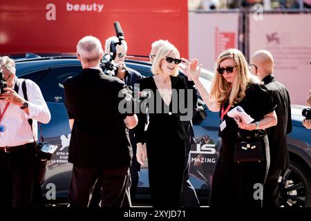 VENISE, ITALIE - AOÛT 29 2024 - Cate Blanchett et Alfonso Cuaron assistent au tapis rouge de "Disclaimer" au 81e Festival du film de Venise 2024 (photo : Gio Banque D'Images