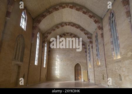 Photographie d'une immense salle du couvent Augustien à Toulouse, France, Europe Banque D'Images