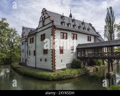 Le château fossé Grosskochberg en Thuringe Banque D'Images