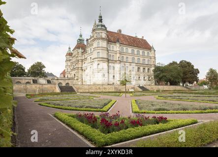 Château de Guestrow dans le Mecklembourg-Poméranie occidentale, Allemagne de l'est Banque D'Images