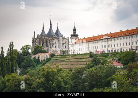 Eglise de Barbara à Kutná Hora, République tchèque Banque D'Images