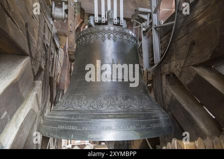 Bâle, Swizterland, 16 août 2014 : Big Bell Basel Minster Banque D'Images