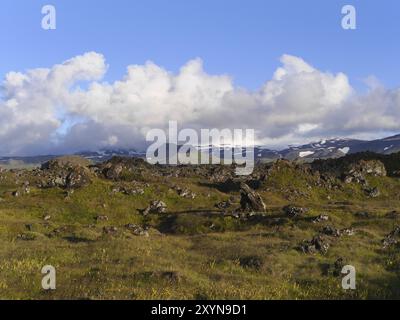 Paysage à Snaefellsjoekull en Islande Banque D'Images