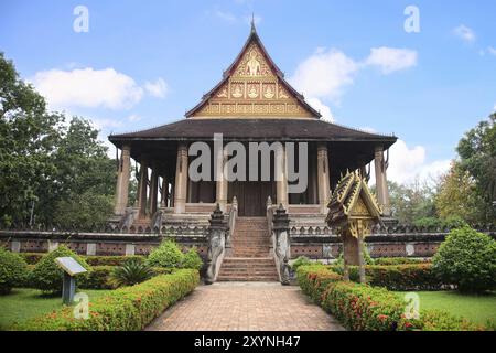 Wat Ho Phra Keo (autel du Bouddha d'émeraude), Vientiane, Laos, Asie Banque D'Images