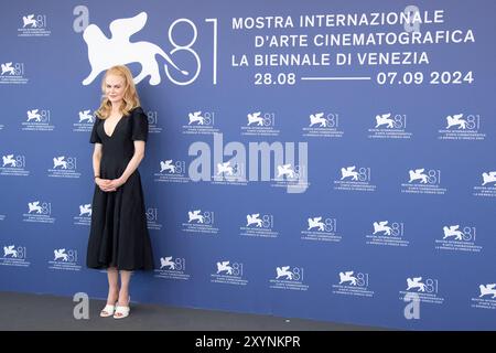 Venise, Italie. 30 août 2024. Nicole Kidman participe au Babygirl Photocall dans le cadre du 81e Festival international du film de Venise, à Venise, en Italie, le 30 août 2024. Photo Aurore MARECHAL/ABACAPRESS. COM Credit : Abaca Press/Alamy Live News Banque D'Images