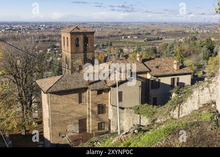 Ancien village médiéval de Savignano sul Panaro, en Emilie Romagne Banque D'Images