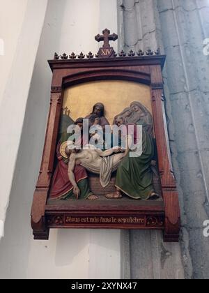 L’église Sainte-Élisabeth est un édifice religieux sis rue de Nimy, à une centaine de mètres de la Grand-place de Mons, en Belgique. Une chapelle cons Banque D'Images