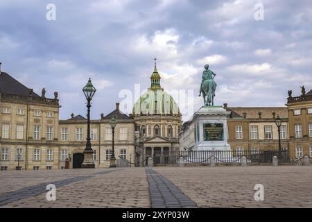 La ville de Copenhague au Danemark, copenhague Palais Amalienborg Banque D'Images