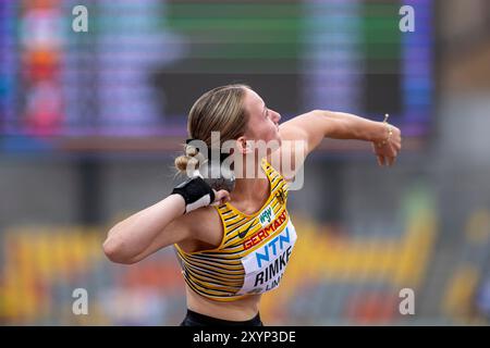 Chantal RIMKE (LC Jena), ALLEMAGNE, poids mis femmes PER, Leichtathletik, Athlétisme, Championnats du monde d'athlétisme U20 Lima 24, Leichtathletik Weltmeisterschaften, 30.08.2024, Foto : Eibner-Pressefoto/Jan Papenfuss Banque D'Images