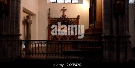 L’église Sainte-Élisabeth est un édifice religieux sis rue de Nimy, à une centaine de mètres de la Grand-place de Mons, en Belgique. Une chapelle cons Banque D'Images