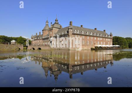 Château d'Anholt à Isselburg, Borken District, Muensterland, Rhénanie du Nord-Westphalie, Allemagne, Europe Banque D'Images