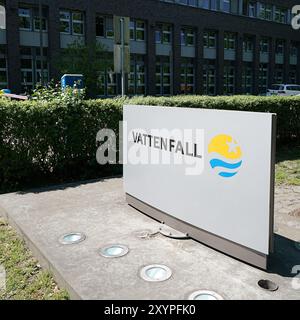 Siège social de Vattenfall Europe AG à Berlin. Vattenfall est le fournisseur d'énergie le plus important pour le Banque D'Images