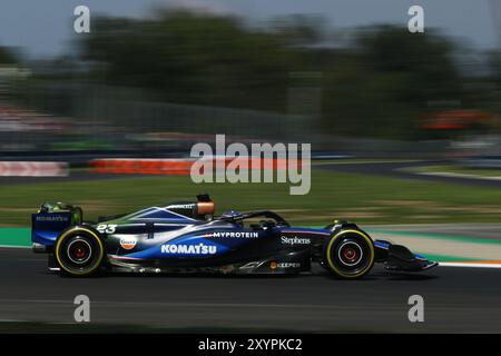 Alexander Albon (THA) - Williams Racing - Williams FW46 - Mercedes pendant la séance d'essais, août 30, de formule 1 Pirelli Gran Premio d'Italia 2024, prévue sur l'Autodromo Nazionale di Monza circuit à Monza (MB) Italie - août 29 au 1er septembre 2024 crédit : Alessio de Marco/Alamy Live News Banque D'Images