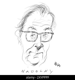 Portrait de l'auteur Sten Nadolny Banque D'Images