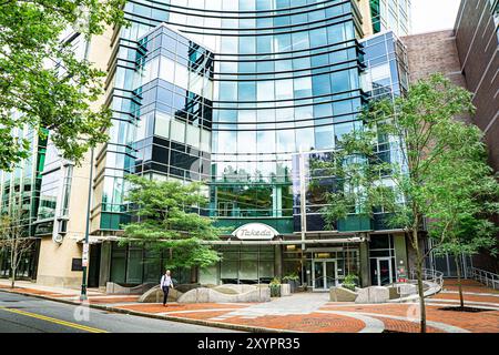 Takeda Pharmaceutical Company, extérieur du bâtiment et scène de rue, Cambridge, Massachusetts, États-Unis Banque D'Images