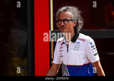 Monza, Italie. 29 août 2024. Laurent Mekies (FRA, Visa Cash App RB Formula One Team), Grand Prix de F1 d'Italie à l'Autodromo Nazionale Monza le 29 août 2024 à Monza, Italie. (Photo de HOCH Zwei) crédit : dpa/Alamy Live News Banque D'Images