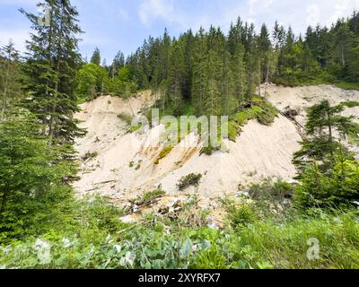 Reutte, Autriche. 18 juin 2024. Randonneur à la cabane de montagne Fuessener Huette près de Reutte, Autriche le 18 juin 2024. Photographe : ddp images/STAR-images crédit : ddp Media GmbH/Alamy Live News Banque D'Images