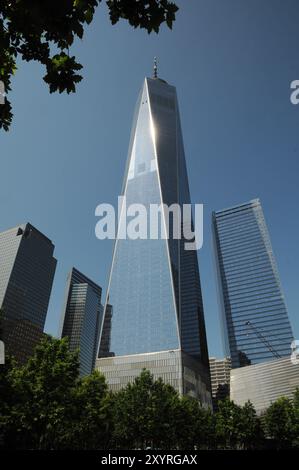 MANHATTAN /NEW YORK / NEW YORK /USA/04.JUNE 2018  divers anges vue du nouveau centre du commerce mondial au Zeo Ground à Manhattan New York City, New York, USA. (Photo. Francis Dean / DeanPictures. Banque D'Images