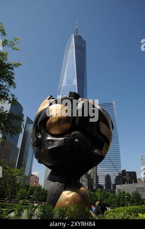 MANHATTAN /NEW YORK / NEW YORK /USA/04.JUNE 2018  divers anges vue du nouveau centre du commerce mondial au Zeo Ground à Manhattan New York City, New York, USA. Photo. Francis Dean / DeanPictures. Banque D'Images