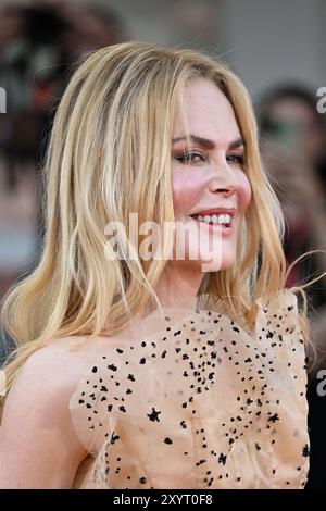 Venise, Italie. 30 août 2024. Nicole Kidman assiste à la première Babygirl dans le cadre du 81e Festival international du film de Venise, à Venise, Italie, le 30 août 2024. Photo Aurore MARECHAL/ABACAPRESS. COM Credit : Abaca Press/Alamy Live News Banque D'Images
