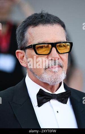 Venise, Italie. 30 août 2024. Antonio Banderas assiste à la première Babygirl dans le cadre du 81e Festival international du film de Venise, à Venise, Italie, le 30 août 2024. Photo Aurore MARECHAL/ABACAPRESS. COM Credit : Abaca Press/Alamy Live News Banque D'Images
