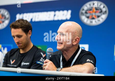 Austin, Etats-Unis. 30 août 2024. KEATING Ben (usa), Proton Competition, Ford Mustang GT3, portrait lors de la Lone Star Star Star le Mans 2024, 6ème manche du Championnat du monde d'Endurance FIA 2024, du 30 août au 1er septembre 2024 sur le circuit des Amériques à Austin, Texas, États-Unis d'Amérique - photo Julien Delfosse/DPPI crédit : DPPI Media/Alamy Live News Banque D'Images