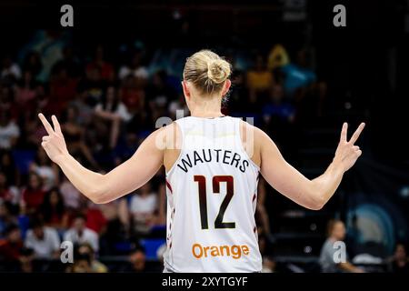 Espagne, Tenerife, 28 septembre 2018 : Emma Meesseman, joueuse belge de basket-ball lors de la Coupe du monde féminine FIBA en Espagne. Banque D'Images