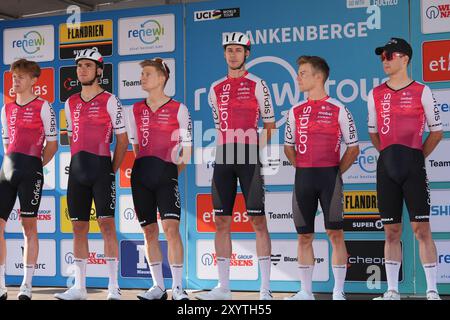 Ardooie, Belgique. 30 août 2024. TEAM COFIDIS lors du Renewi Tour 2024, étape 3, Blankenberge - Ardooie le 30 août 2024 à Ardooie, Belgique - photo Laurent Lairys ABACAPRESS. COM Credit : Abaca Press/Alamy Live News Banque D'Images
