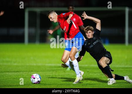 Hvidovre, Danemark. 30 août 2024. Ahmed Iljazovski de Hvidovre vu lors du match NordicBet Liga entre Hvidovre IF et AC Horsens au Pro ventilation Arena de Hvidovre. Crédit : Gonzales photo/Alamy Live News Banque D'Images