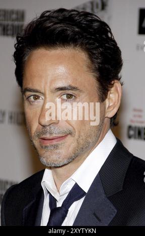 Robert Downey Jr au 25e American Cinematheque Award qui s'est tenu à l'hôtel Beverly Hilton à Beverly Hills, États-Unis, le 14 octobre 2011 Banque D'Images