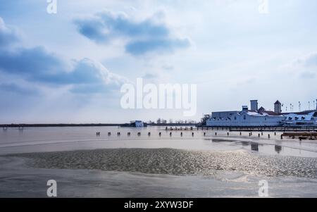 Glace sur le lac Banque D'Images