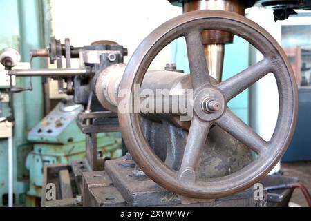 Détail d'une machine dans le Technik-Museum Magdeburg Banque D'Images