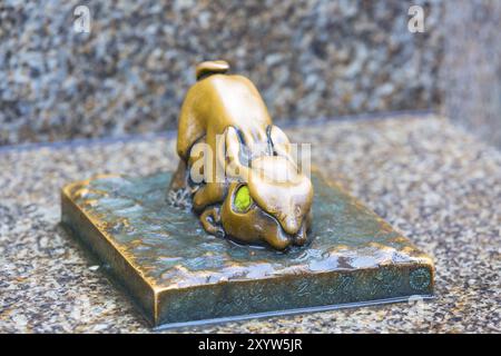 Nuremberg, Allemagne, 24 décembre 2016 : détail de la sculpture de lapin Der Hase, hommage à Albrecht durer, Europe Banque D'Images