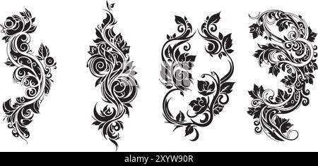 Des éléments élégants Illustration de Vecteur