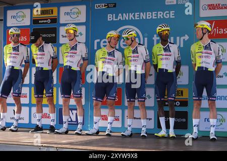 Ardooie, Belgique. 30 août 2024. TEAM Intermarché - Wanty lors du Renewi Tour 2024, étape 3, Blankenberge - Ardooie le 30 août 2024 à Ardooie, Belgique - photo Laurent Lairys/DPPI crédit : DPPI Media/Alamy Live News Banque D'Images