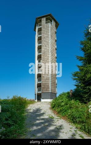 La tour Buchkopf dans la Forêt-Noire d'Oppenau-Maisach en Allemagne. Baden Wuerttemberg, Allemagne, Europe Banque D'Images