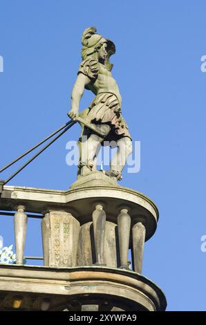 Détail du toit de la mairie à Brême Banque D'Images