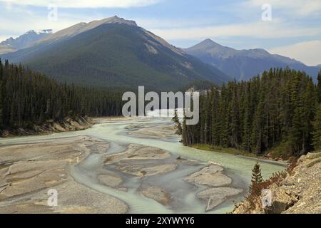 Paysage de la rivière canadienne Banque D'Images