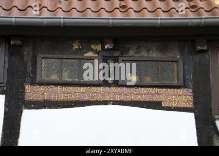 Maison à colombages à Alverdissen Banque D'Images