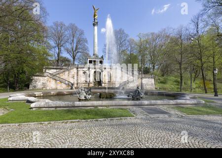 Ange de la paix à Munich au printemps Banque D'Images